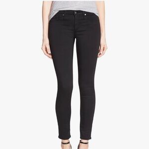 AG Adriano Goldschmied The Legging Ankle Super Skinny in Super Black EUC